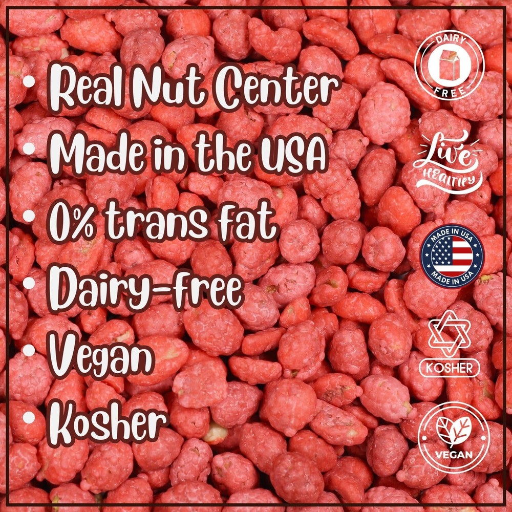 French Burnt Peanuts by Its Delish, 2 lbs Bulk Bag