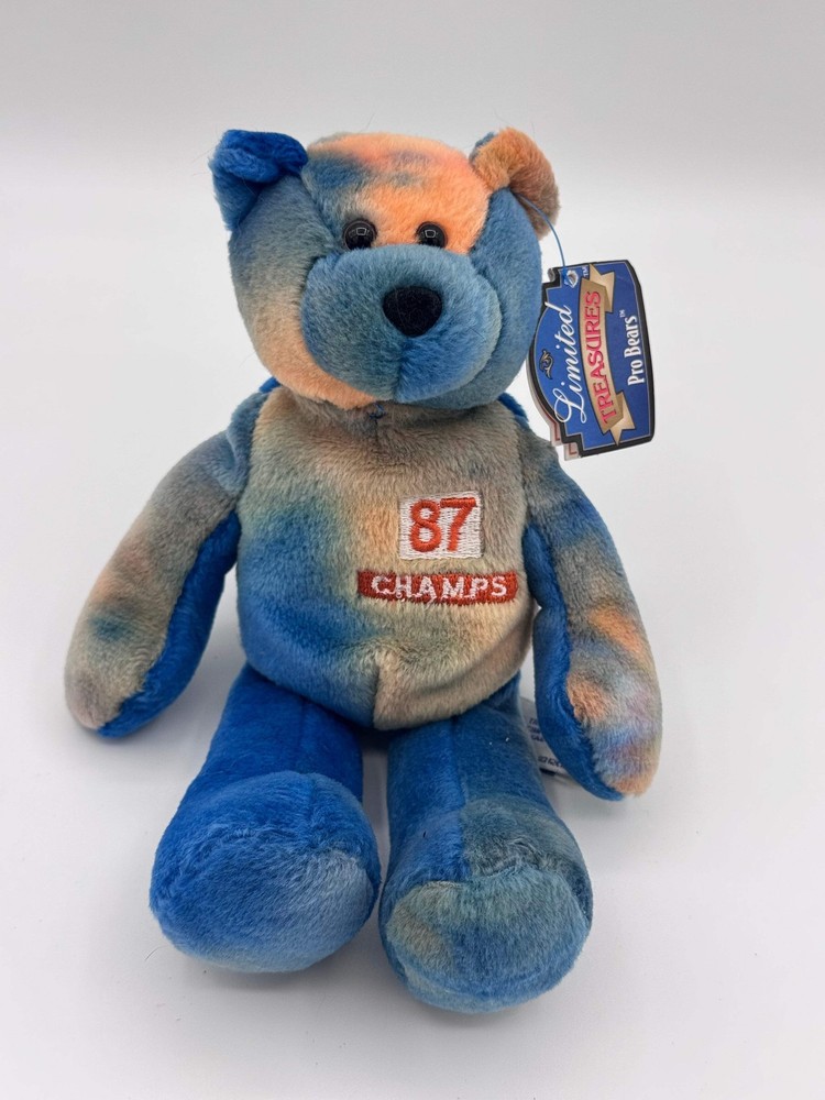 E. McCaffery 87 Limited Treasures Broncos Bean Bear