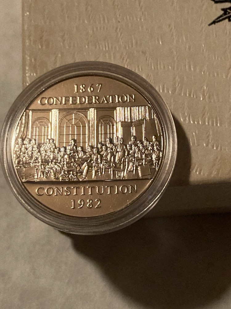 1982 Canada Constitution 1867 Confederation Coin UNC - Elizabeth II