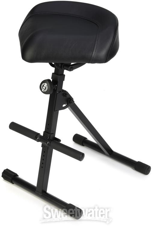 K&M 14047 Pneumatic Stool - Black Imitation Leather