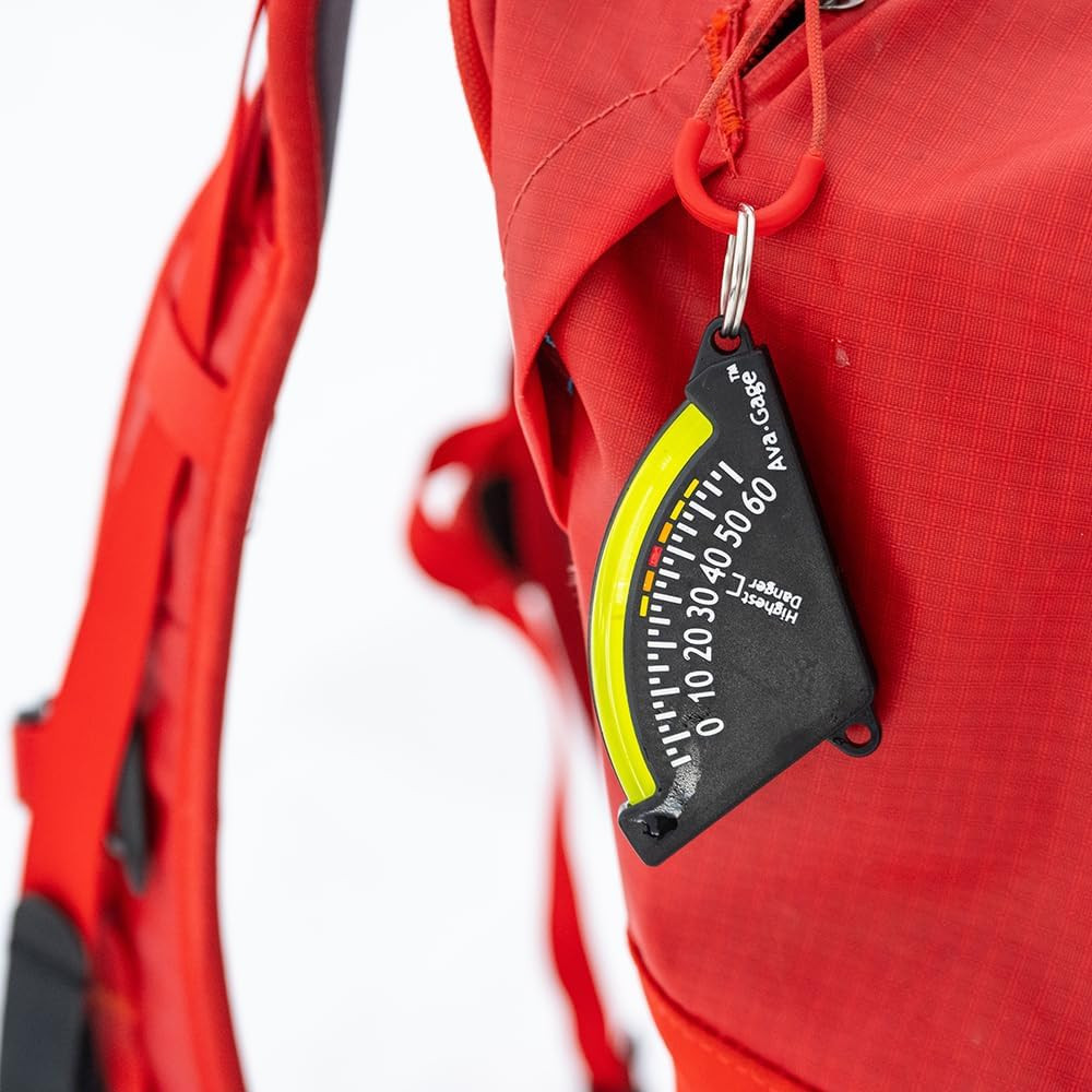 AvaGage - Avalanche Danger Indicator | Skiing and Snowboarding Slope Meter | Tra