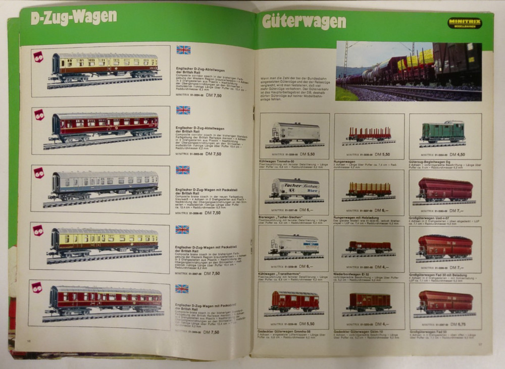 Minitrix 1969 Train Catalog