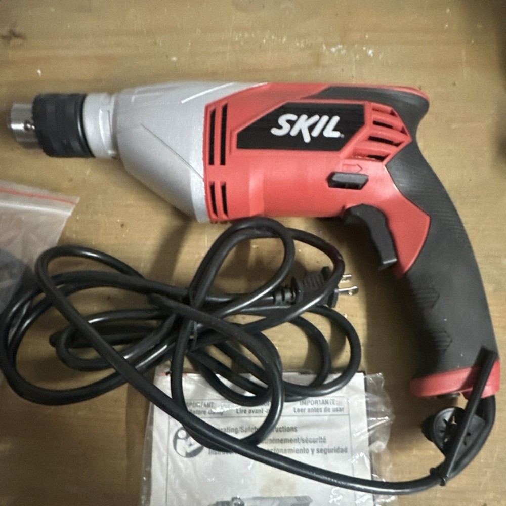 SKIL 6335 Corded Electric Drill/Driver with Auxiliary Handle & Manual