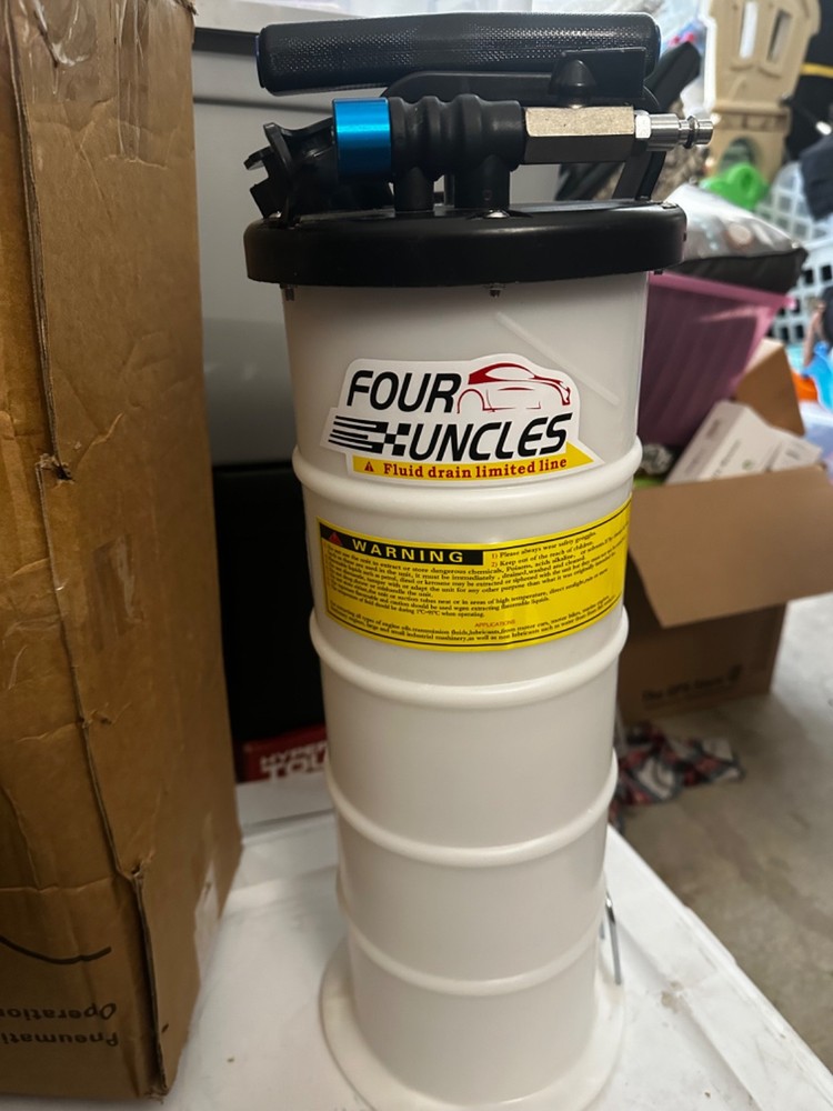 Four Uncles Fluid Drain Pneumatic/Manual Operation Fluid Extractor New