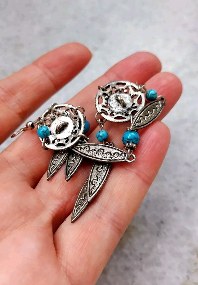 Vintage oriental earrings