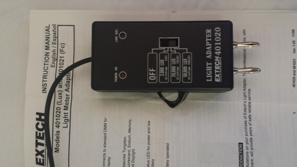 Extech Light Meter Model 401020