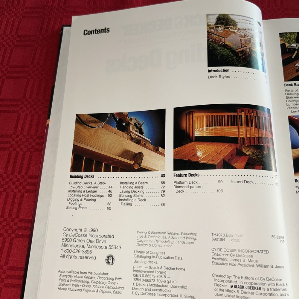 Building Decks By Black & Decker Home Improvement Library