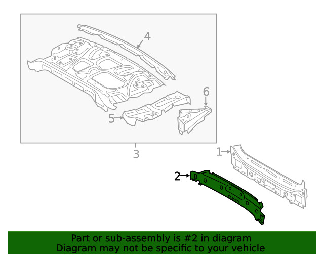 Genuine Audi Reinforcement 4K5-813-331