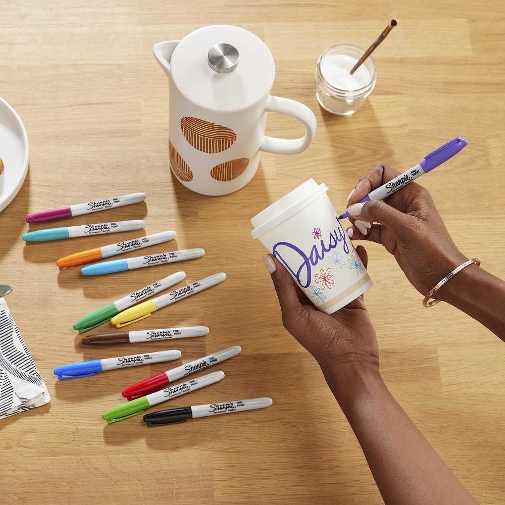 Sharpie Color Burst Permanent Markers, Fine Point, Tip,