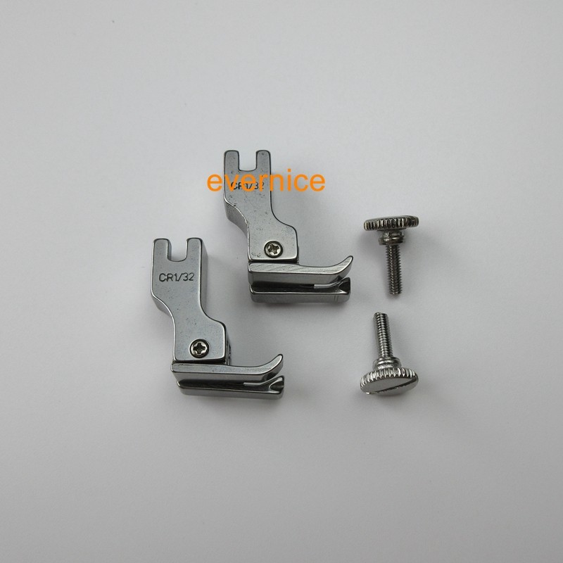 2 RIGHT SIDE EDGE GUIDE COMPENSATING FOOT for SINGER BROTHER CONSEW JUKI