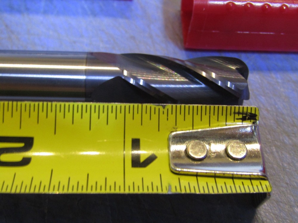 1 – US 22 CUTTING TOOLS 22-741-032R125, 1/2 SE 4 FL RADIUS NEW