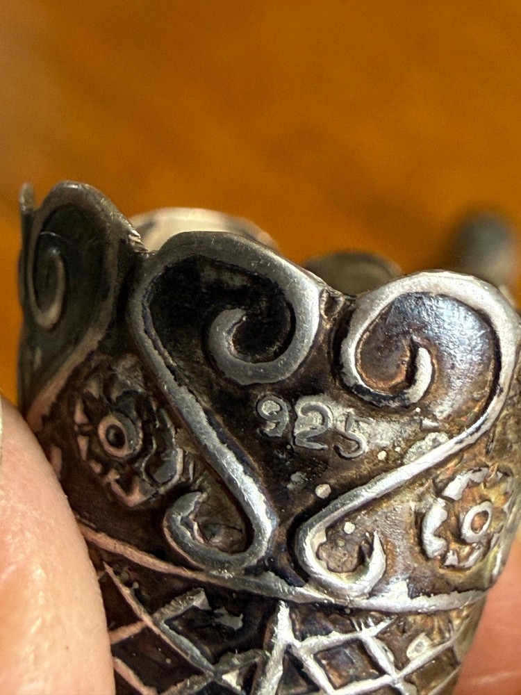 Vintage Sterling Silver Thimble Set