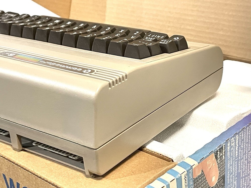 Commodore 64 Vintage Computer In Original Box With Original Purchase Receipt
