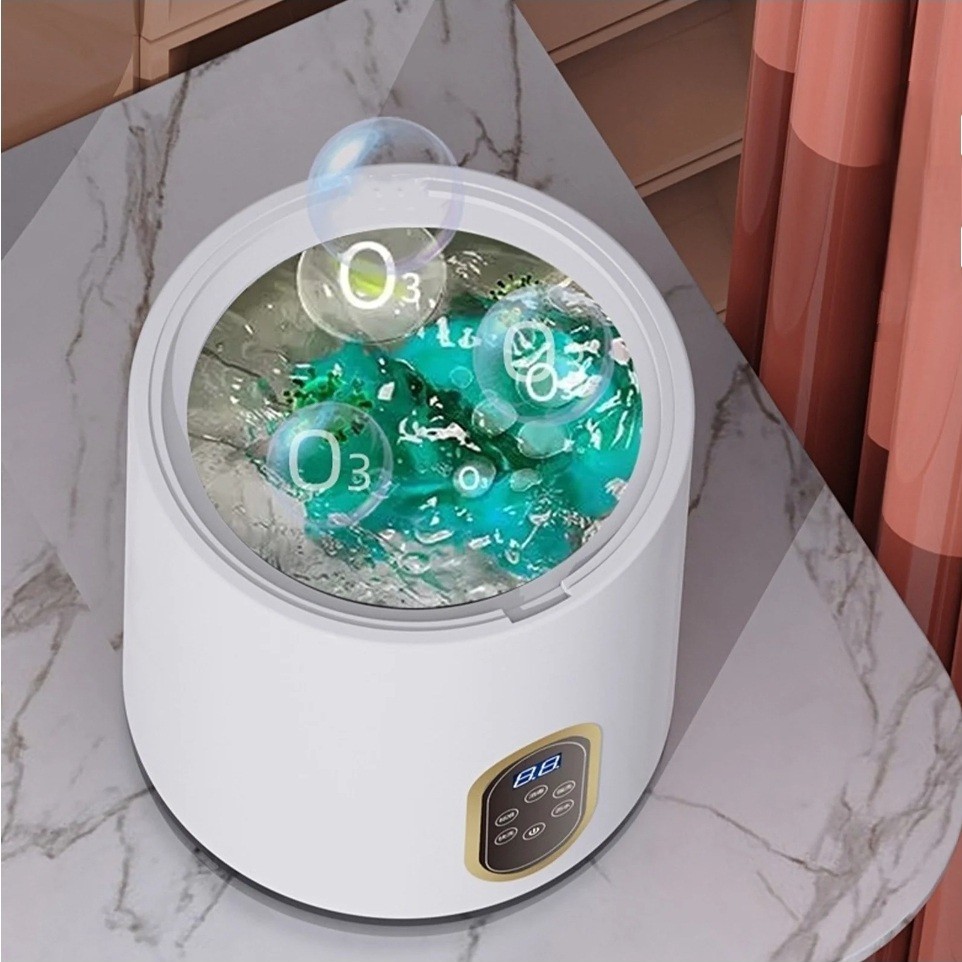 Laundry Machine for Small Spaces, Dorms Compact Automatic Washing Machine Washer