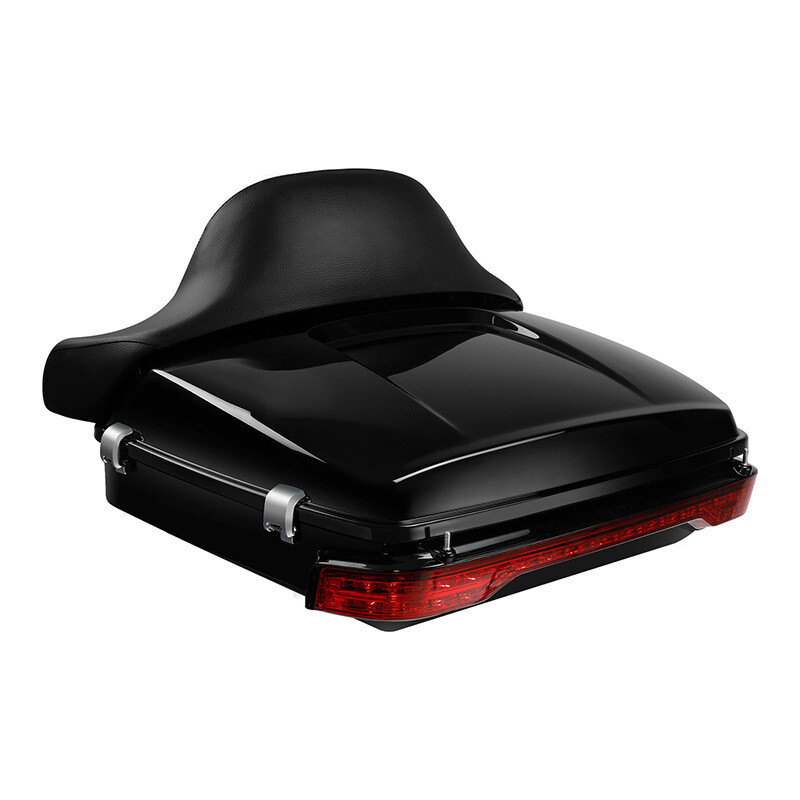 Chopped Trunk Pad Tail Light Mount Fit For Harley Electra Glide 14-25