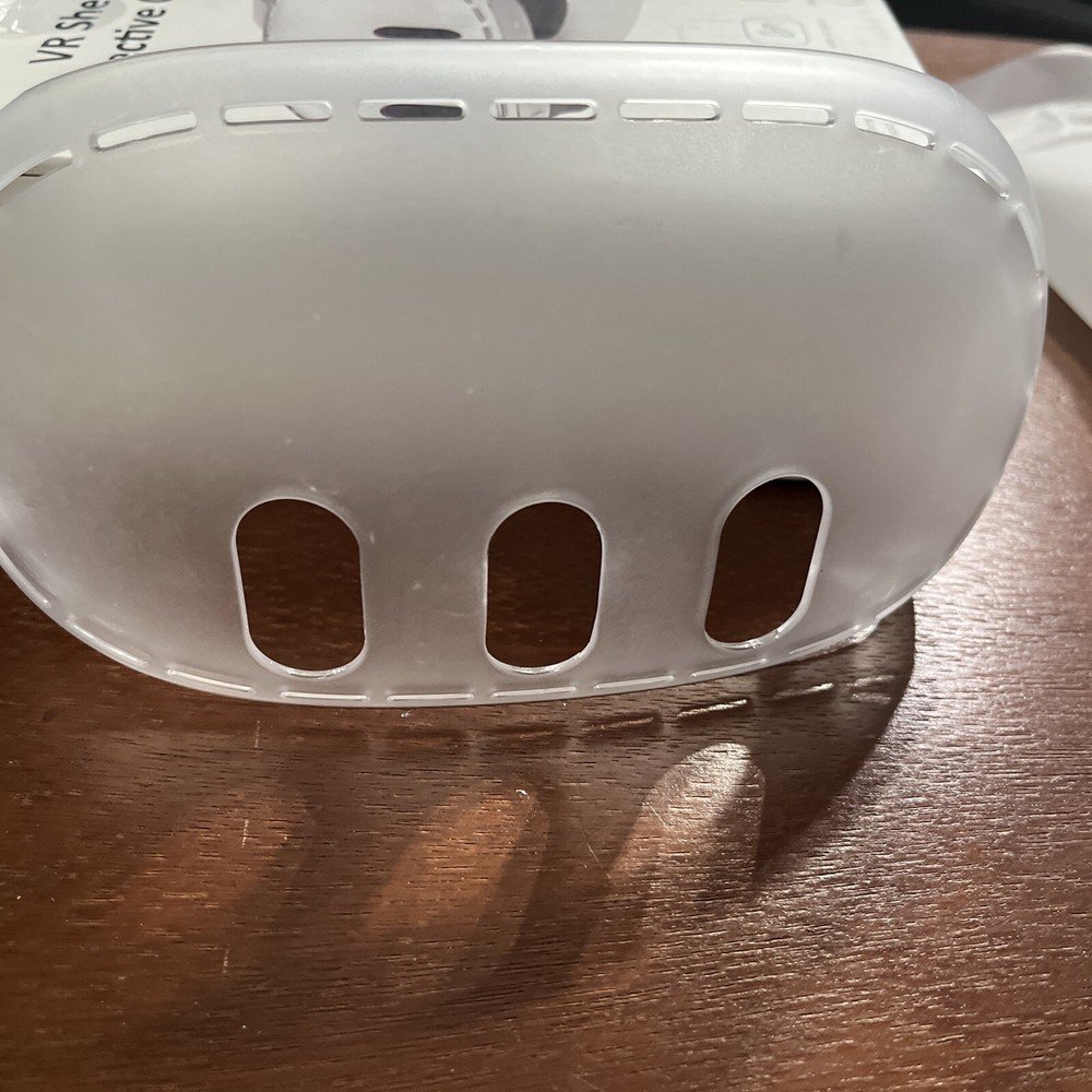 For Meta Quest 3 VR Helmet Protective Cover Clear PC Case Protector Dustproof