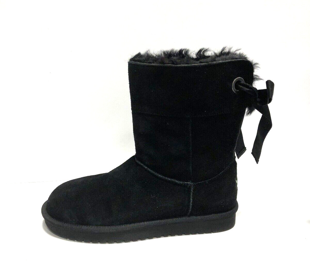 Koolaburra Womens Andrah Short Boot Black Size 10 M