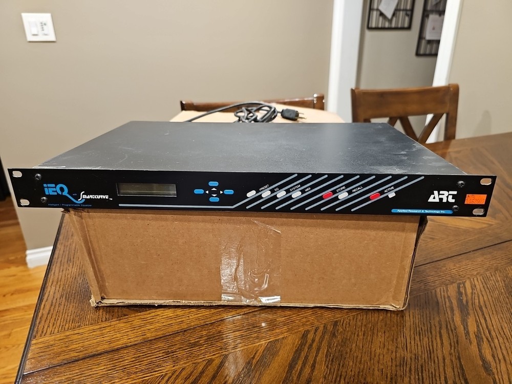 ART iEQ Smartcurve Programmable EQ with Midi Control, Rack Mount