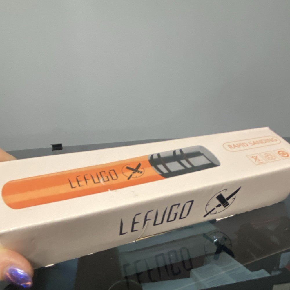 LEFUGO Electric Knife Sharpener Rapid Sanding Easy Sharpening Orange Black