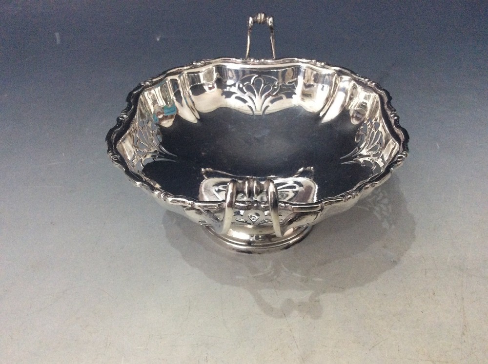 Silver Bon Bon Dish Birmingham 1957.