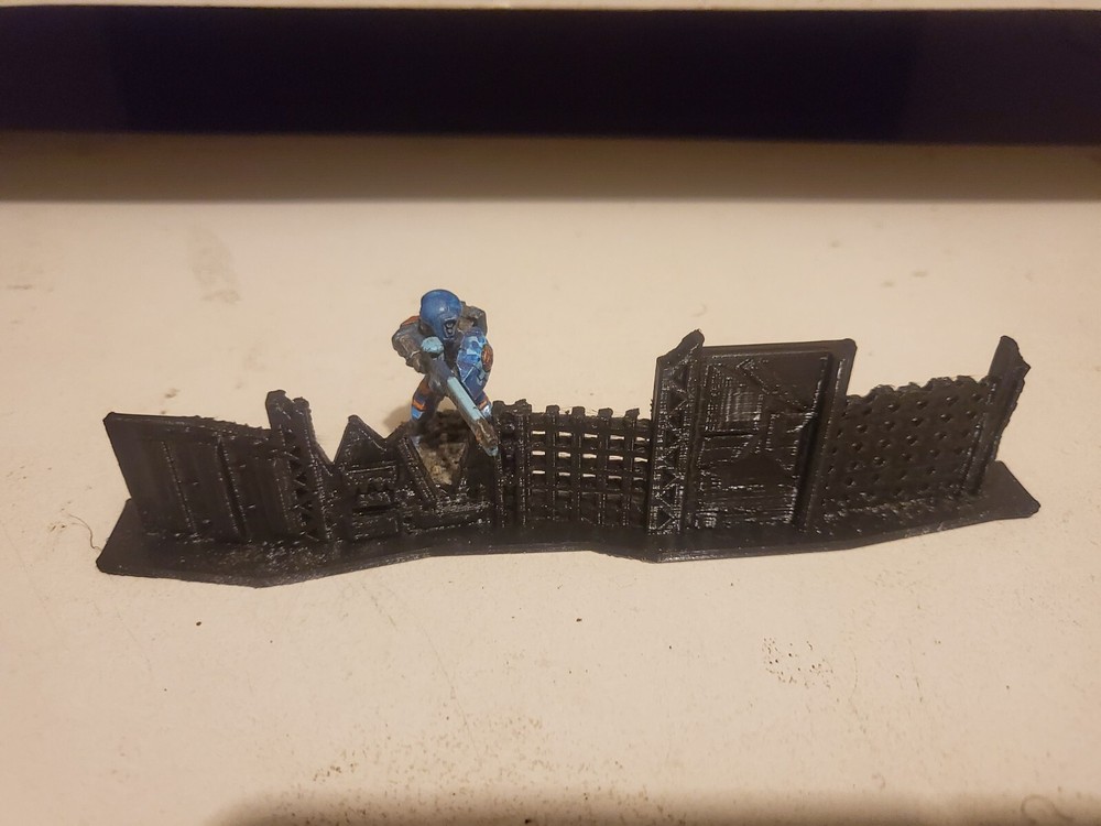 Wargaming scatter terrain scrap defense