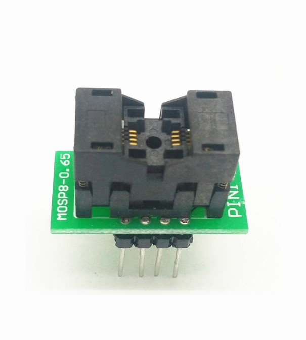 1PCS MSOP8 to DIP8 MCU Test IC socket Programmer adapter Socket NEW