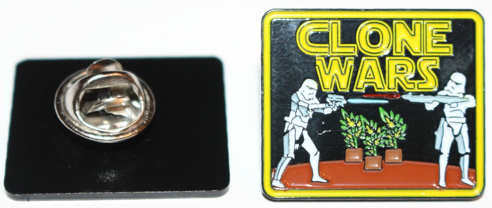 Star Wars Cannabis Clone Wars Hat Pin.