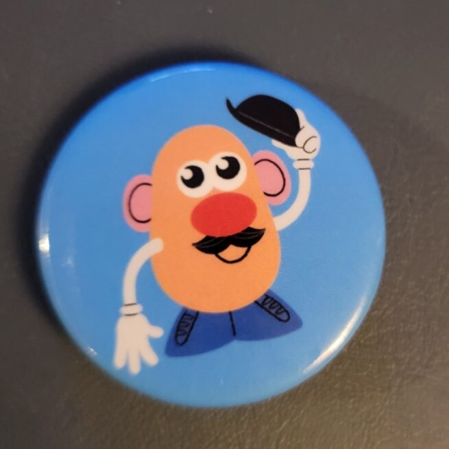 SDCC 2023 Mr Potato Head Button Pin Hasbro Pulse Booth