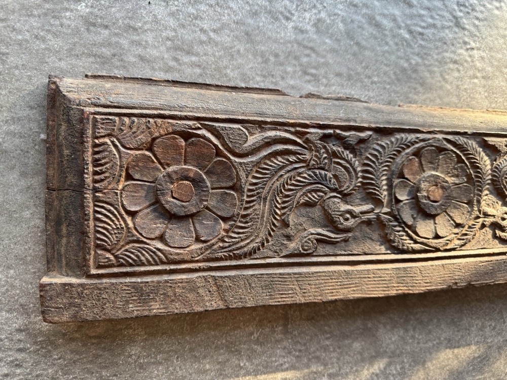 Antique Wall Wood Panel Vintage Decor