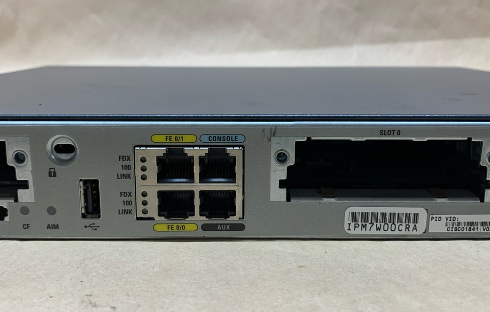CISCO1841 Cisco 1841 Router (Modular) - TESTED WORKING