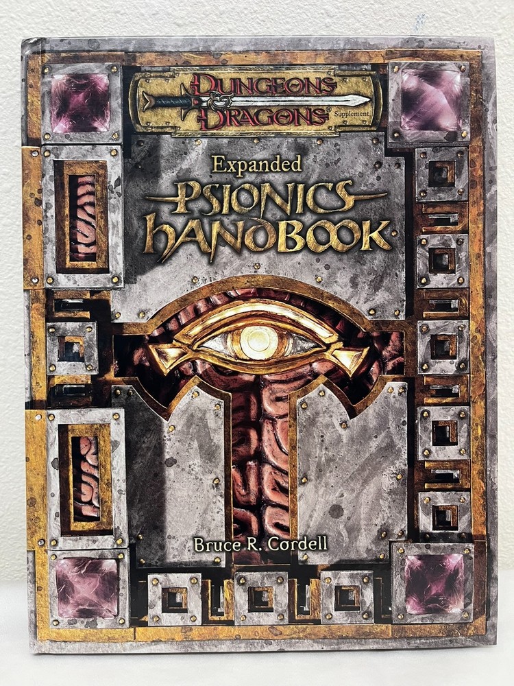 Dungeons and Dragons 3/3.5e d20 Expanded Psionics Handbook Hardcover