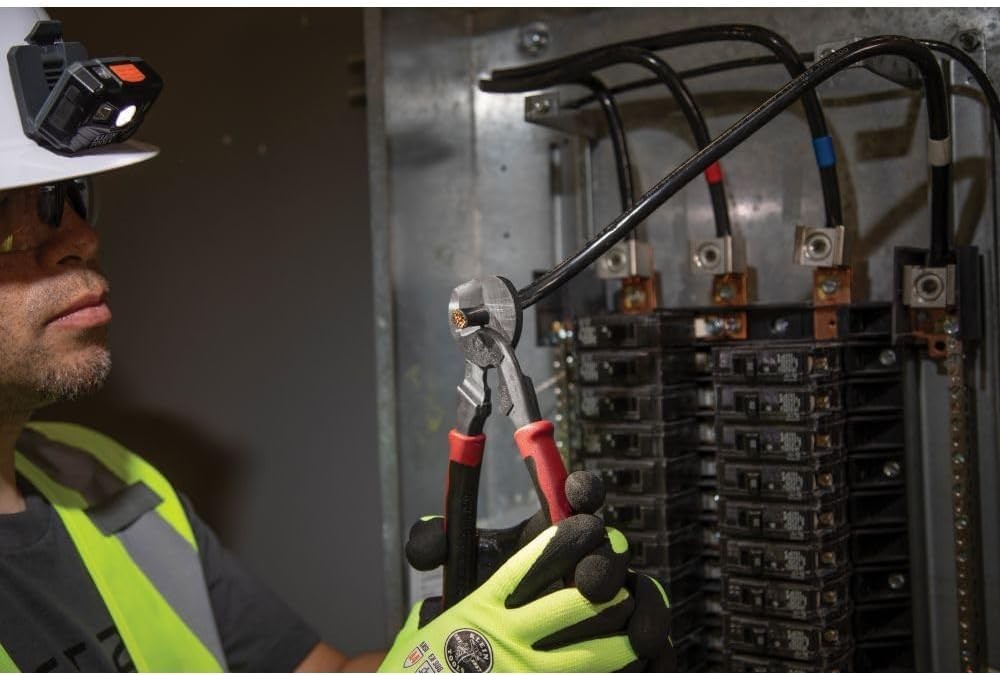 Cable Cutter, , Journeyman High-Leverage Wire Cutter and Stripper for Cutting...