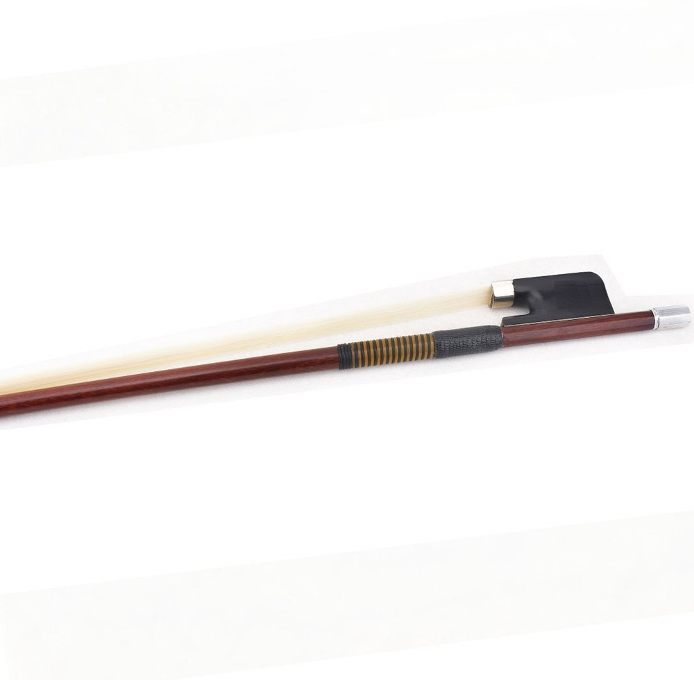D.PECCATTE Copy Master Antique Pernambuco Cello Bow 4/4 Ebony No eye Silver 81g