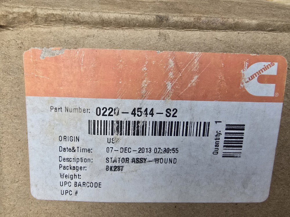 Cummins stator Assy 0220-4544-s2