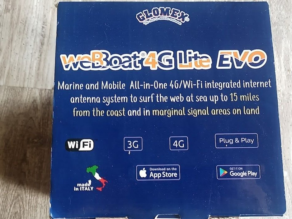 Glomex WeBoat 4G Lite EVO WIFI Antenna EU Model