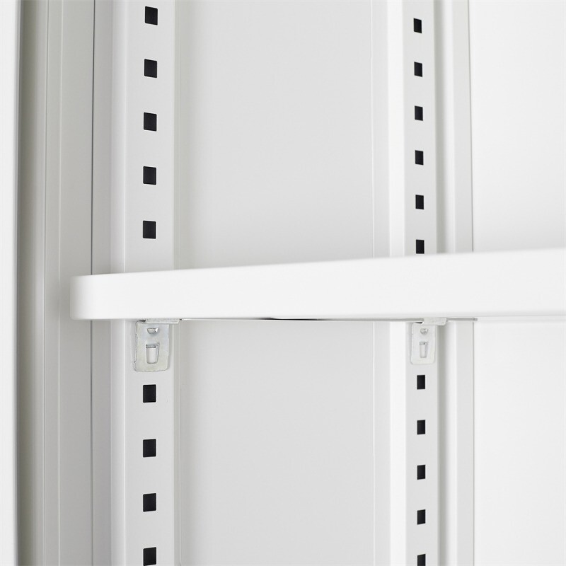 Metal Storage Cabinet with Locking Doors and Adjustable Shelf, Folding Cabinet