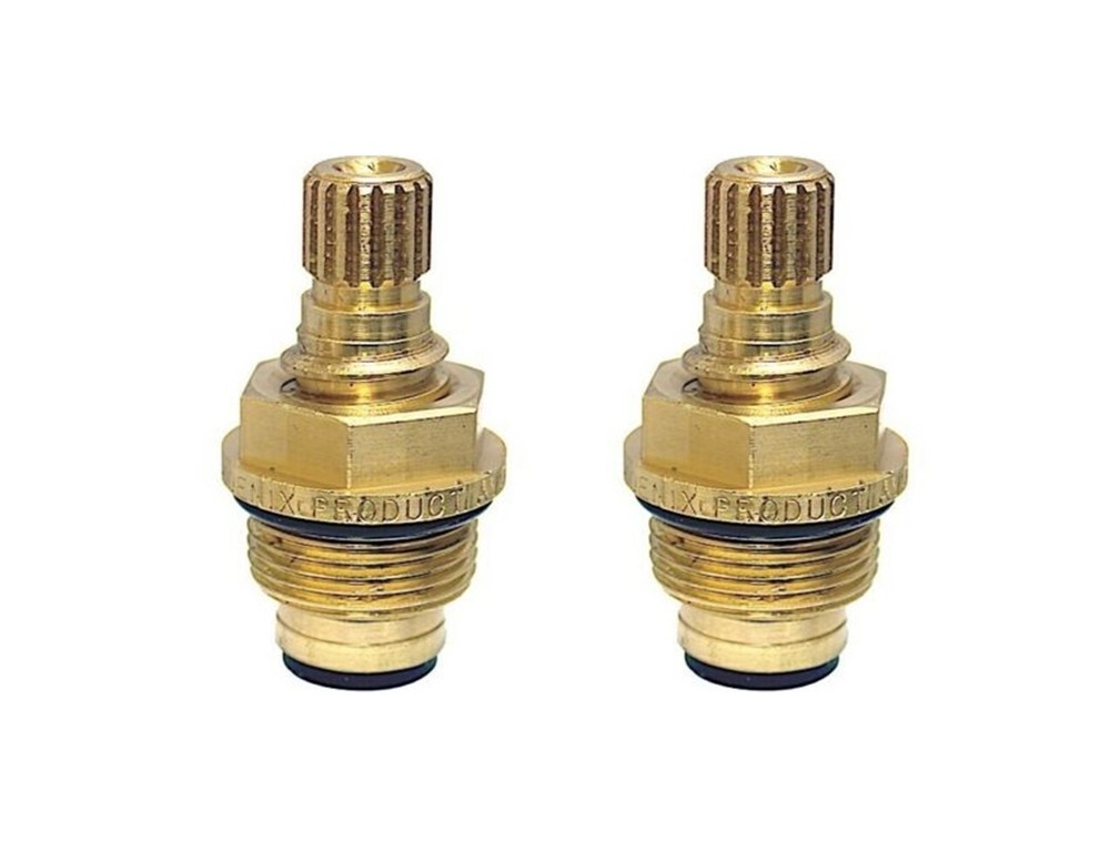 Phoenix PF284012, Faucet Stem And Bonnet, Brass Compression Stem, Set Of 2