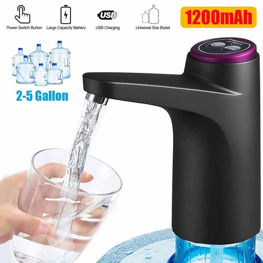 5 Gallon Water Bottle Switch Pump Electric Automatic Universal Jug Dispenser USB