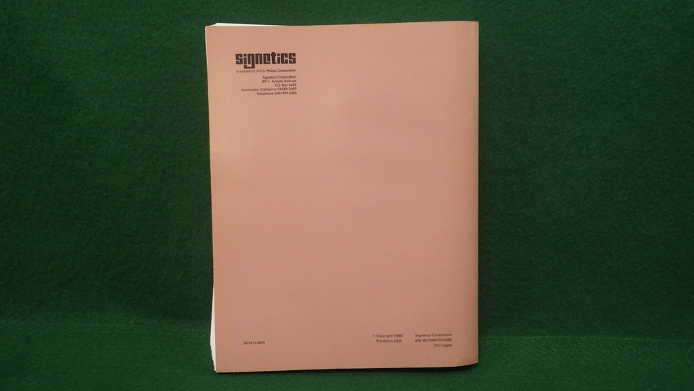 Vintage Electronics Signetics Fast Data Manual/Catalog 1986 TTL