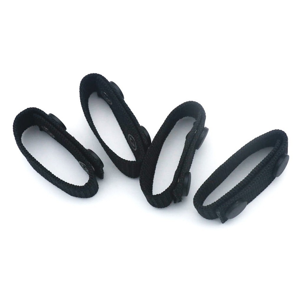 Buckle Keeper 4 Pack Nylon Belt Keeper Set for Secure Fastening