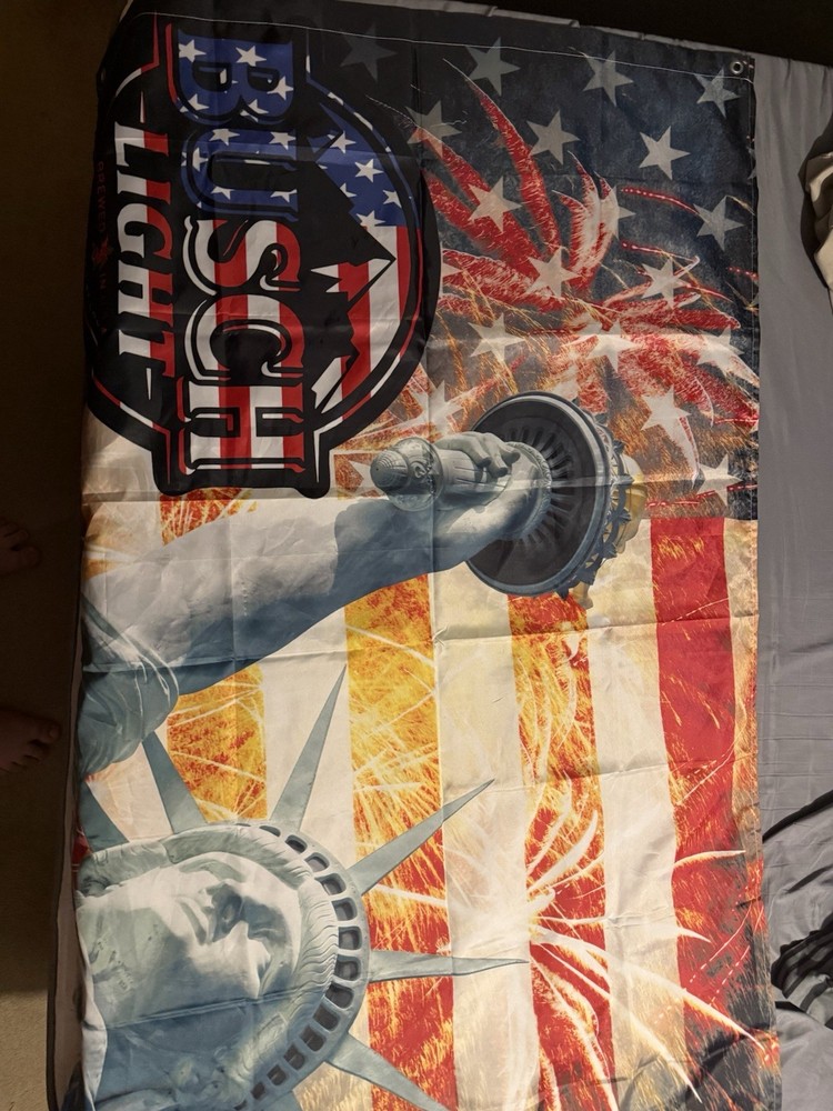 Busch Light American Flag ￼