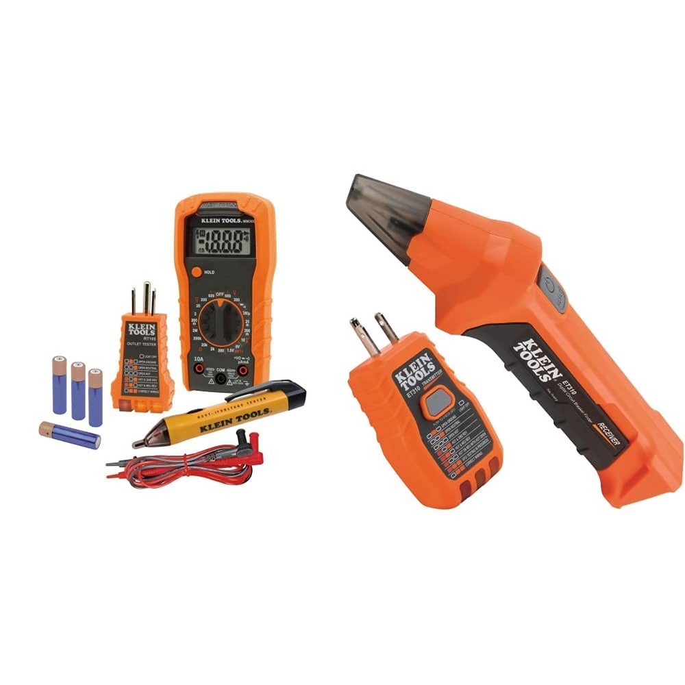 Klein Tools Electrical Test Kit with Digital Multimeter (MM300) and Green,Red