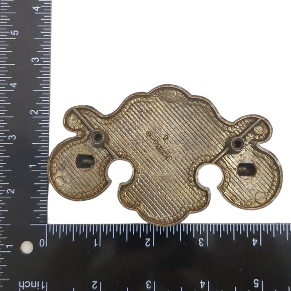Vintage Brass Chippendale Batwing Drawer Pull Handles 2 1/2” B-604-0