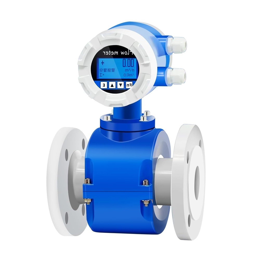 Lab Magnetic Flow Meter Water Flow Meter Electromagnetic 24V PTFE RS485 Output