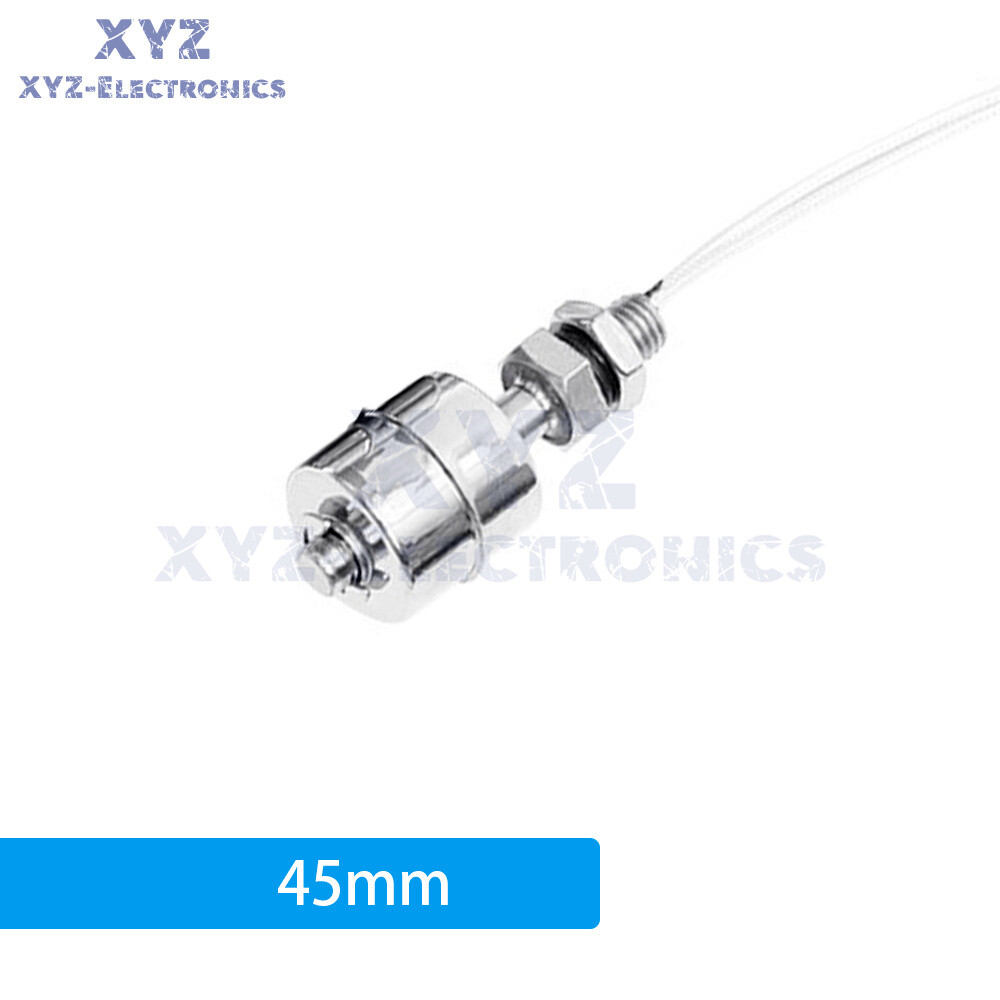 Water Level Sensor Liquid Float Switch Stainless Steel 45mm 75mm 100mm 200mm