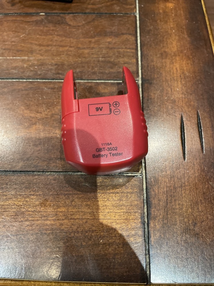 Battery Tester 9-volt, Works With D, C, AA and AAA Batteries Easy-To-Read