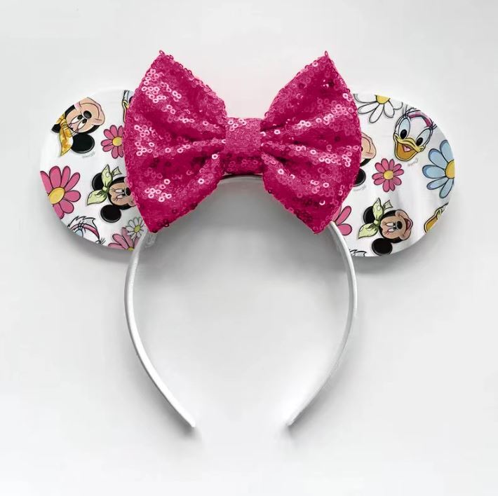 Minnie Mouse Daisy Headband Ears NEW