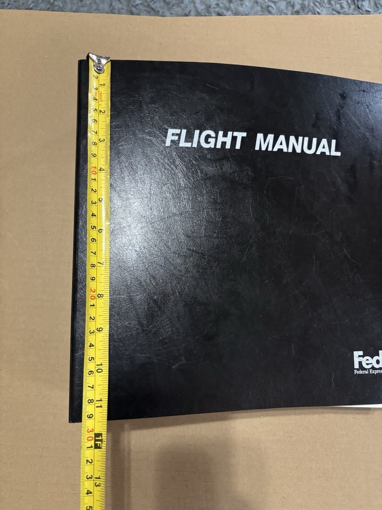 FedEx DC-10 Airplane Flight Manual Training Reference Lot of 3