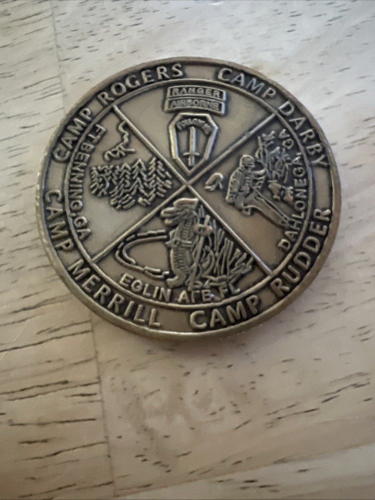 Ranger Training Brigade Bronze Army Challenge Coin