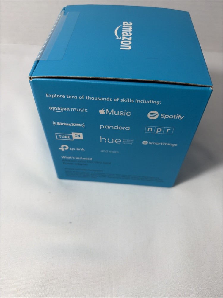 NEW IN BOX Amazon Echo Dot (3rd Generation) Smart Speaker - Charcoal